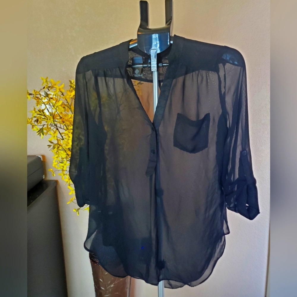 black long sleeve shirt
